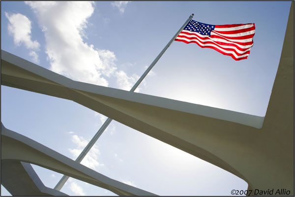 USS Arizona Memorial at Pearl Harbor