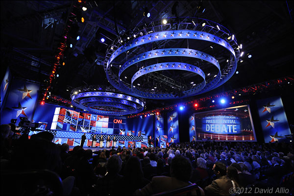 CNN Debate Set | ©2012 David Allio for Corbis