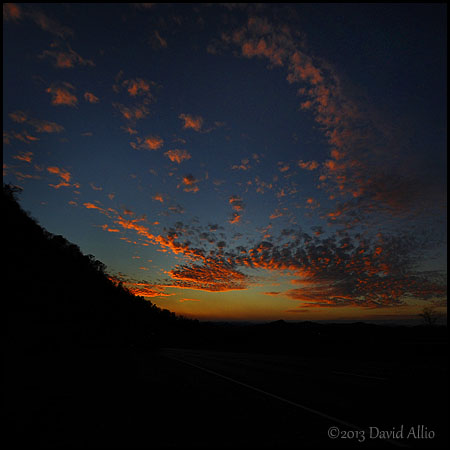 Altocumulus stratiformis perlucidus