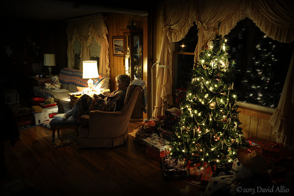 Mamaw on Christmas Night | ©2013 David Allio