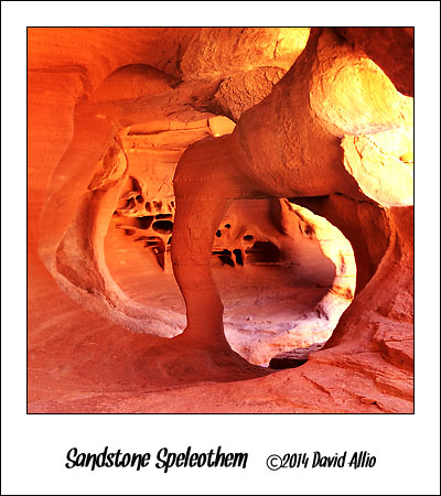 Sandstone Speleothem | ©2014 David Allio