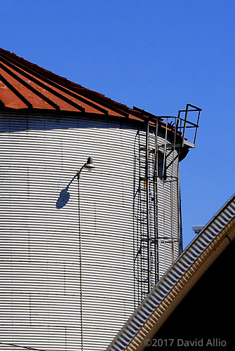 Grain Bin Cline Grain Fountain County Millcreek Township Kingman Indiana